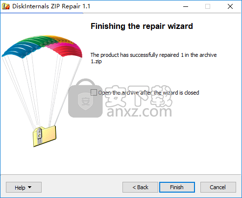 zip损坏文件修复工具(DiskInternals ZIP Repair)