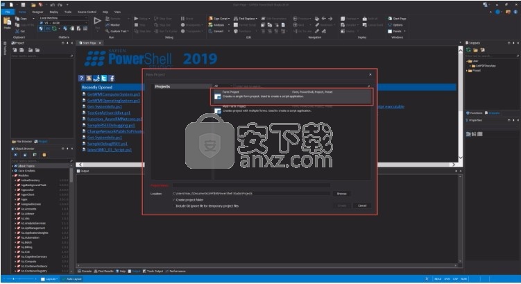 PowerShell Studio 2019 32/64位(自动化和配置框架)