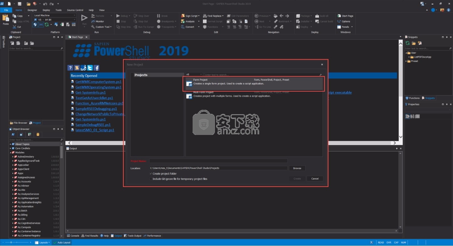 PowerShell Studio 2019 32/64位(自动化和配置框架)