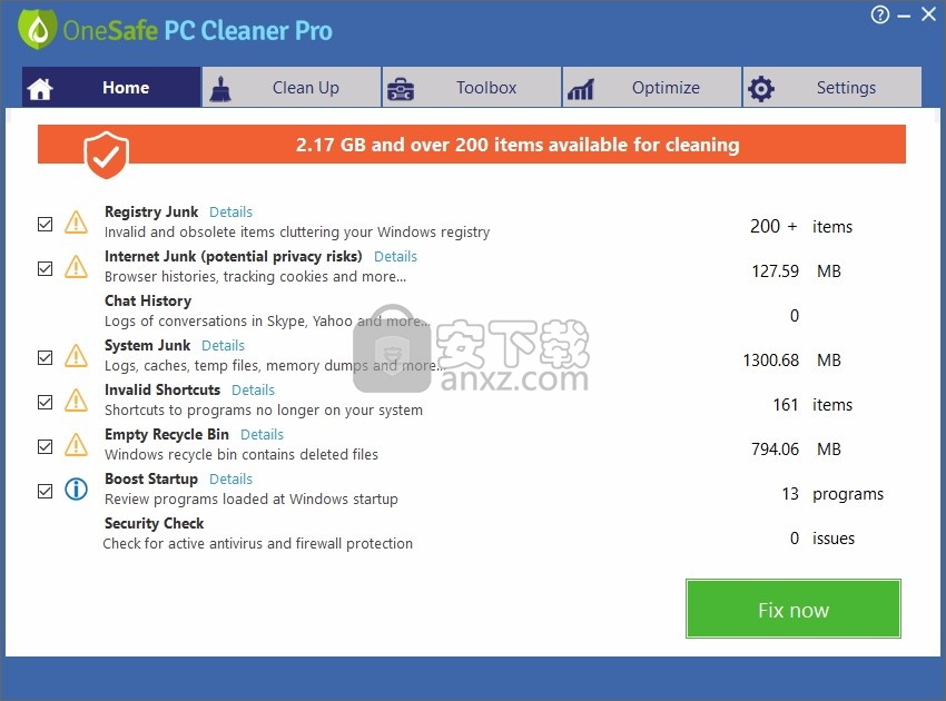 OneSafe PC Cleaner(系统垃圾清理软件)