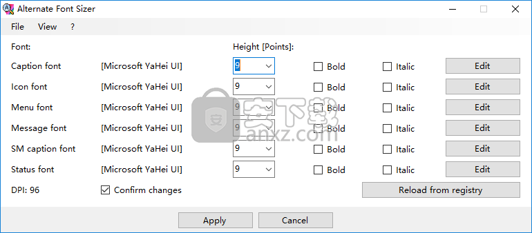 Alternate Font Sizer(Win10字体修复工具)