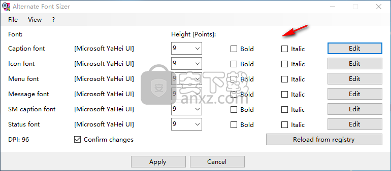 Alternate Font Sizer(Win10字体修复工具)