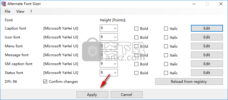 Alternate Font Sizer(Win10字体修复工具)
