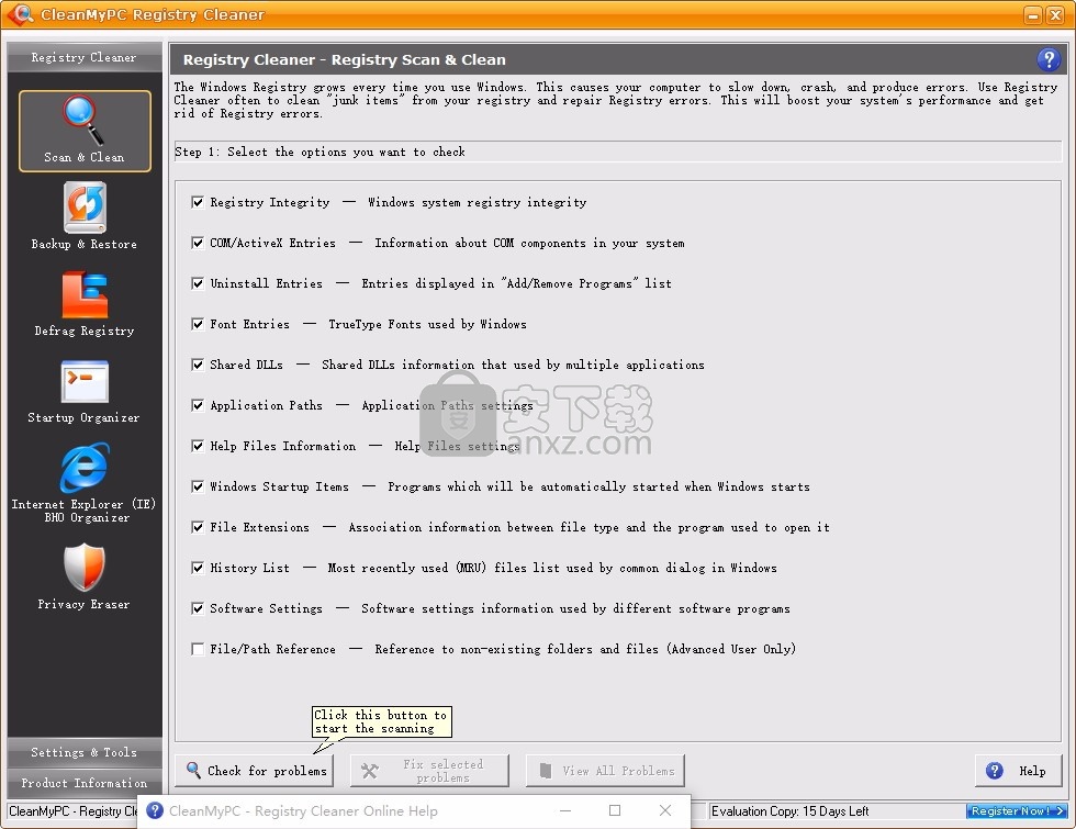 CleanMyPC Registry Cleaner(注册表清理软件)