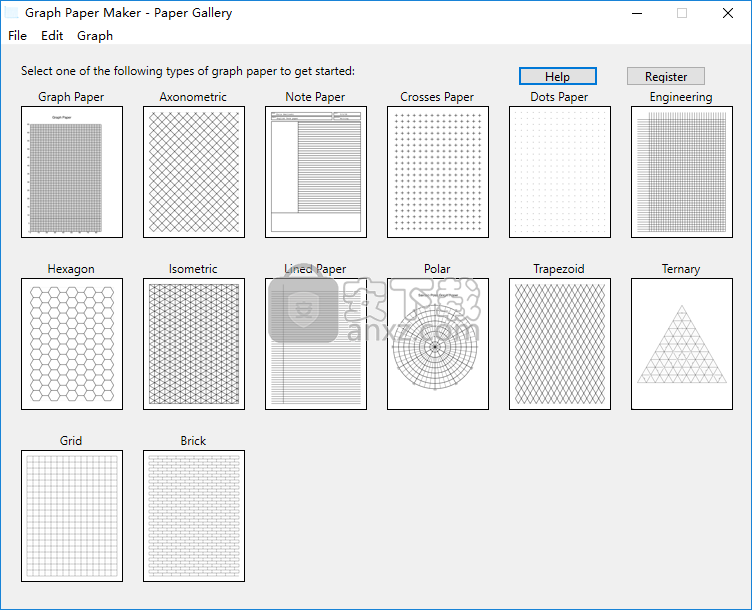 Graph Paper Maker(函数绘图工具)