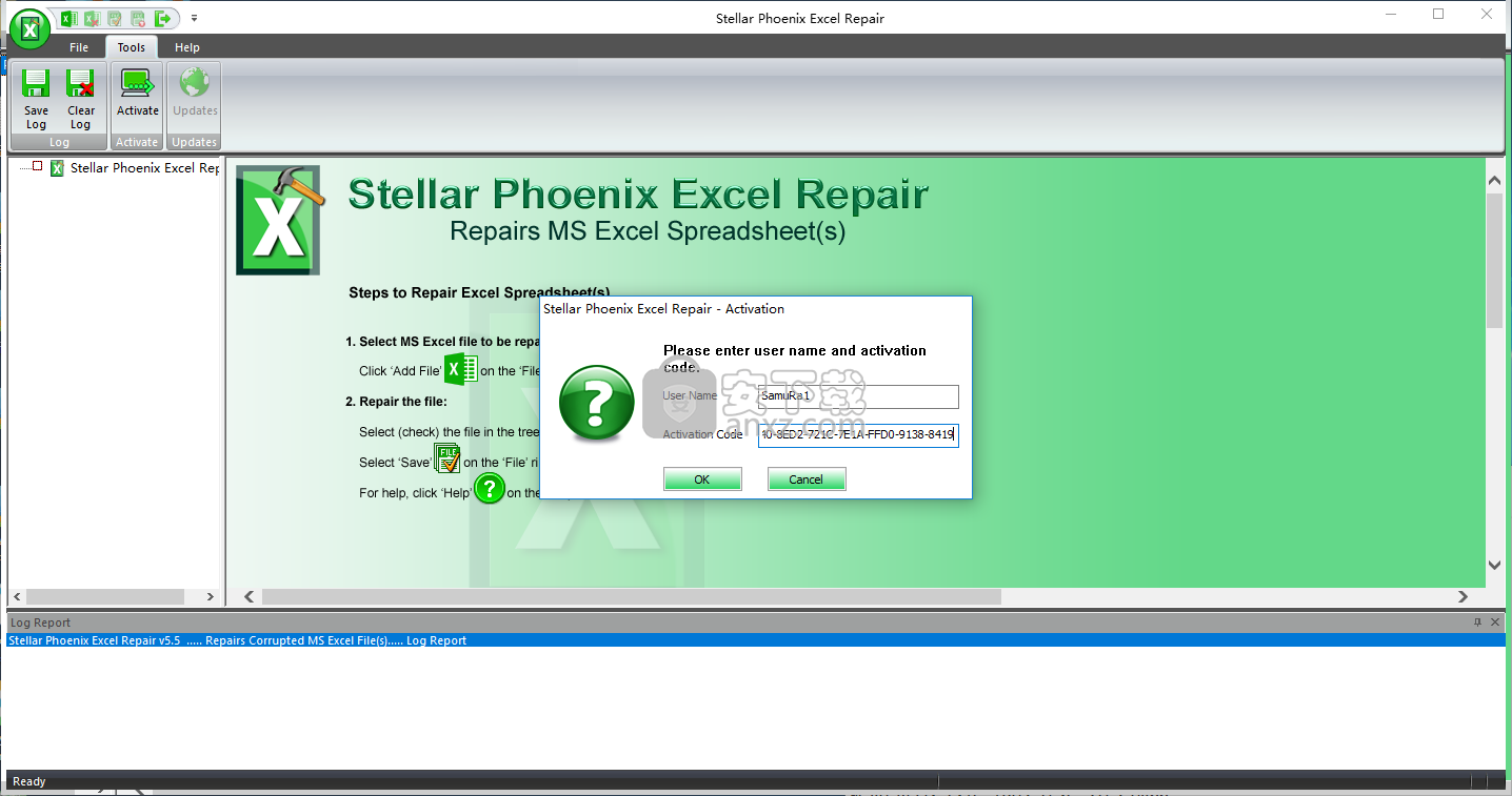 stellar phoenix excel repair activation key