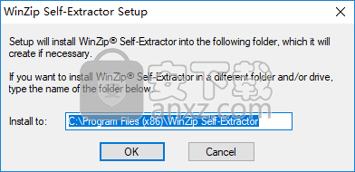 WinZip Self-Extractor(zip文件解压软件)