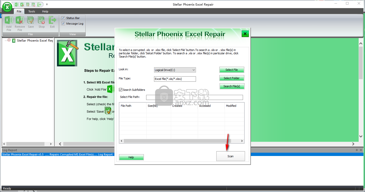 stellar phoenix excel repair