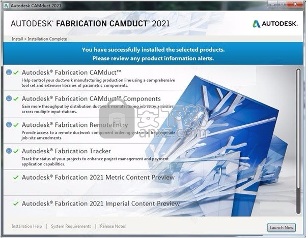 Autodesk Fabrication CAMduct 2021补丁