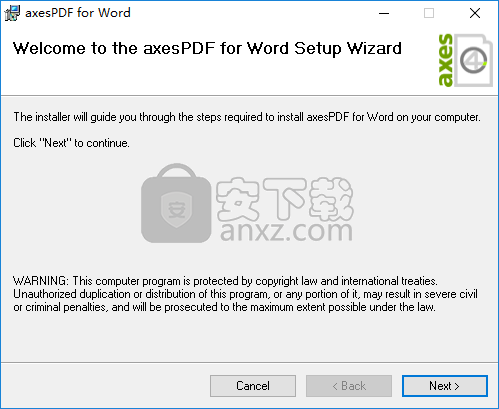 axesPDF for Word(文档PDF格式导出工具)