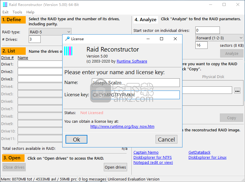 Raid reconstructor как пользоваться