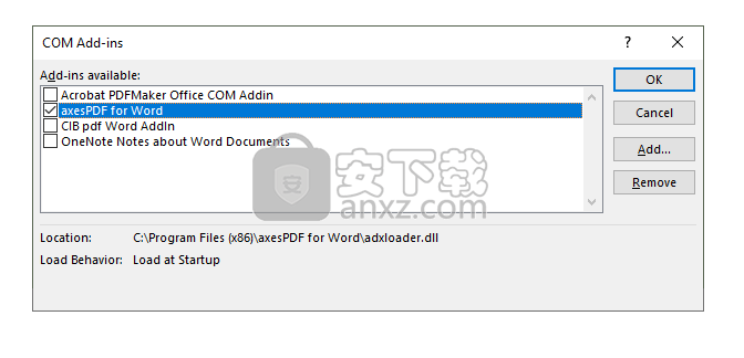 axesPDF for Word(文档PDF格式导出工具)