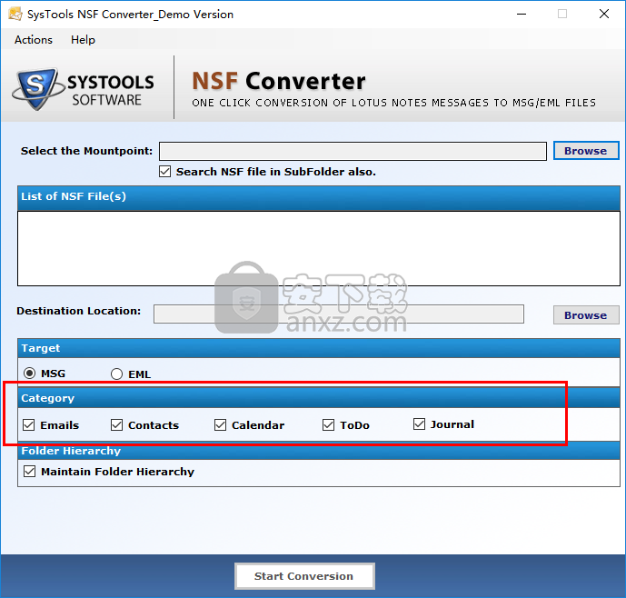 SysTools NSF Converter(NSF转换器)