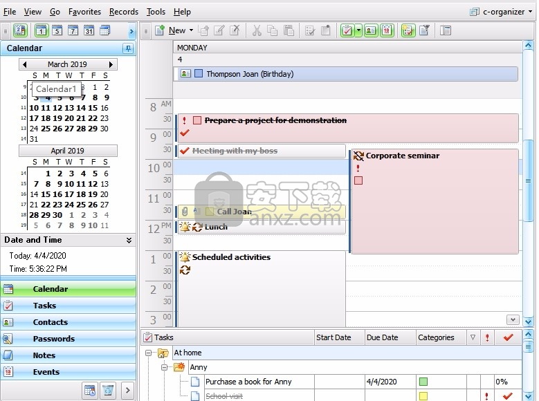 C-Organizer Pro(个人信息管理软件)
