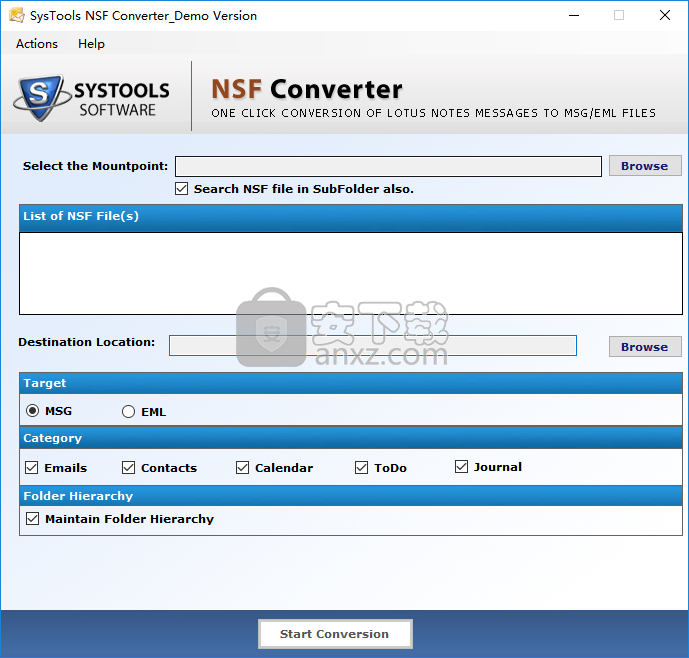 SysTools NSF Converter(NSF转换器)