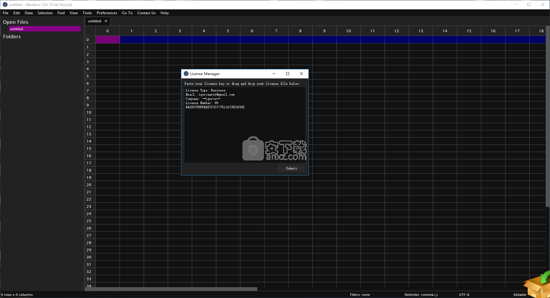 Modern CSV(csv文件编辑器)