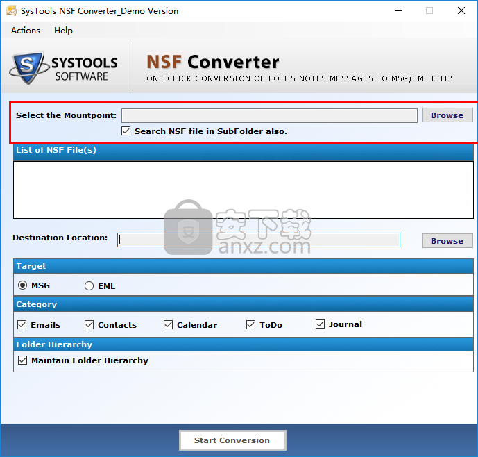 SysTools NSF Converter(NSF转换器)