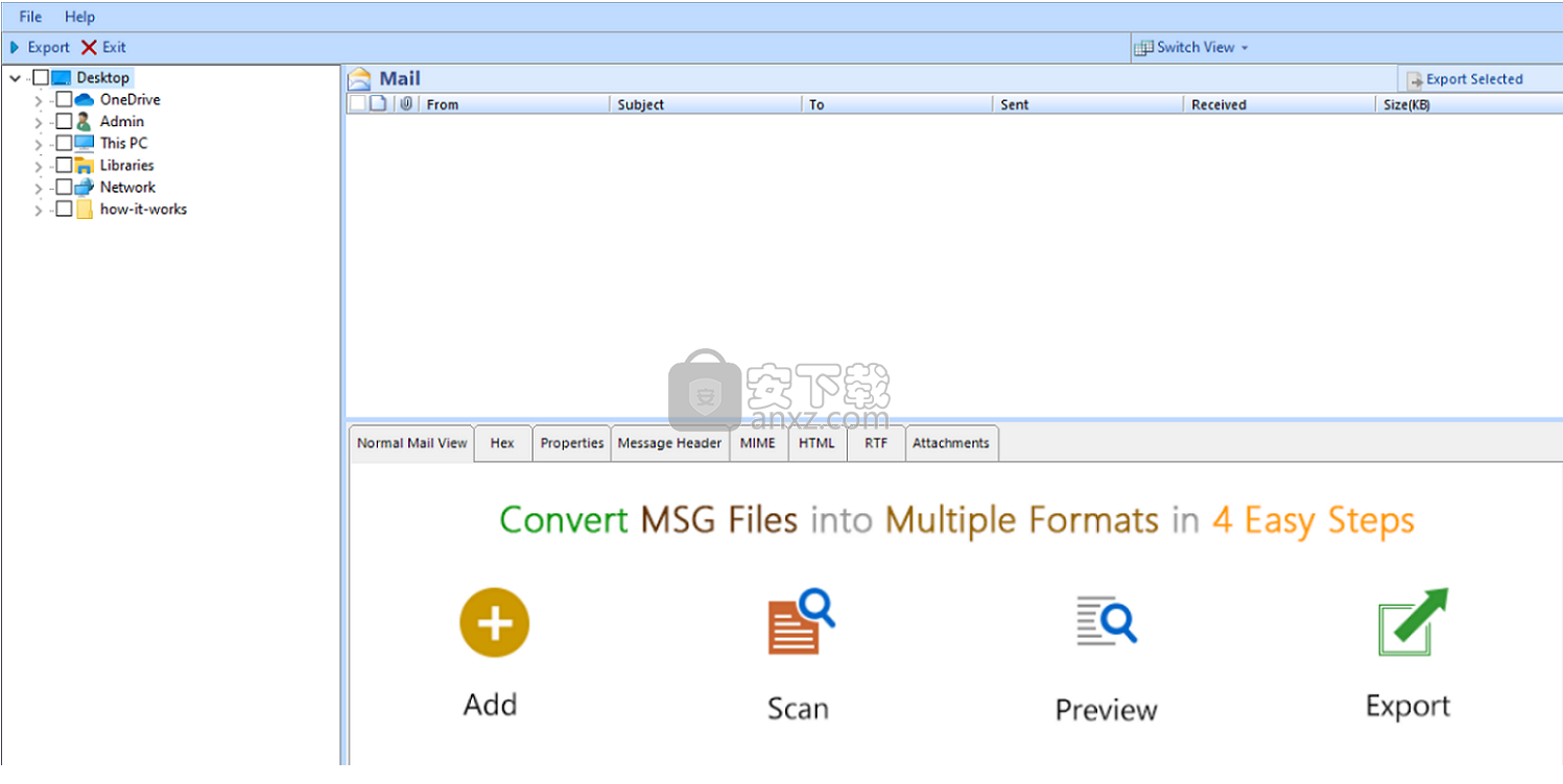 SysTools MSG to EML Converter(MSG转EML工具)