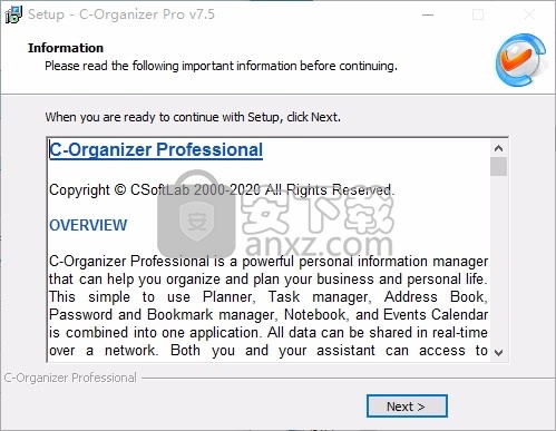 C-Organizer Pro(个人信息管理软件)