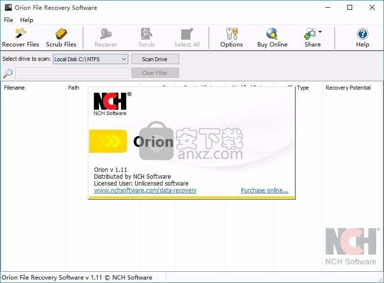 Orion File Recovery(Orion文件恢复软件)