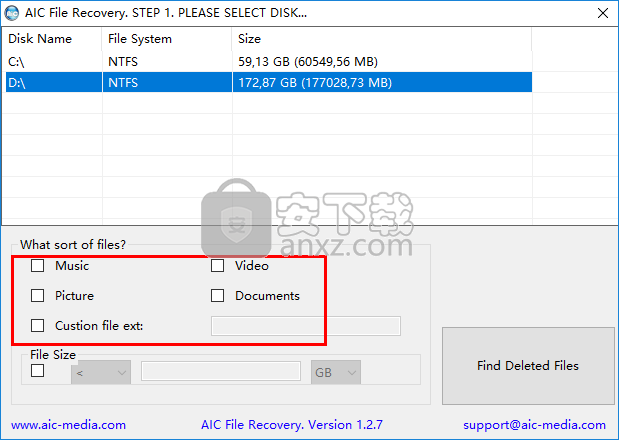 AIC File Recovery(AIC文件恢复软件)