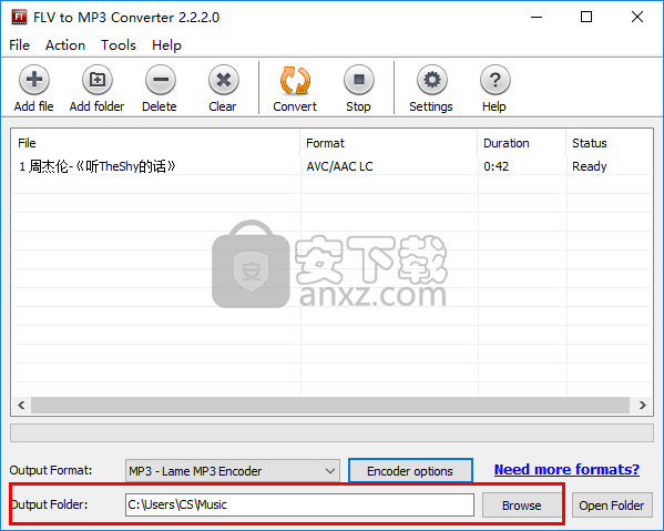 AbyssMedia FLV to MP3 Converter(flv转mp3格式转换器)