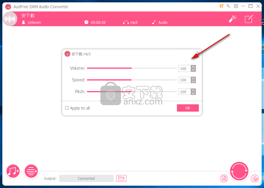 AudFree DRM Audio Converter(音频DRM保护移除工具)