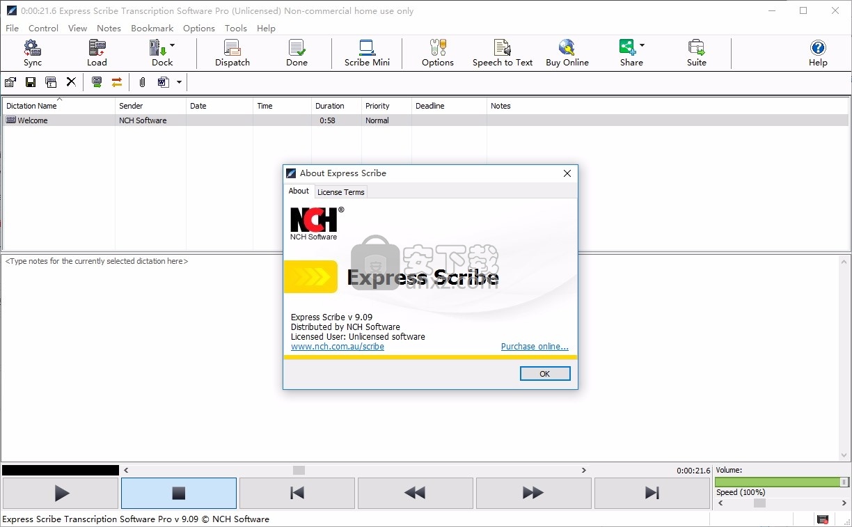 Express Scribe Transcription(Express Scribe转录软件)