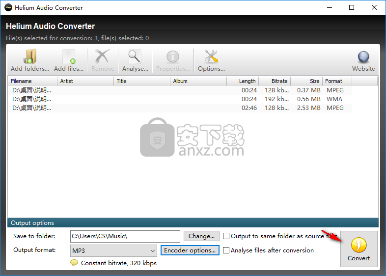 音频转换软件(Helium Audio Converter)