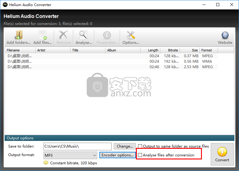音频转换软件(Helium Audio Converter)