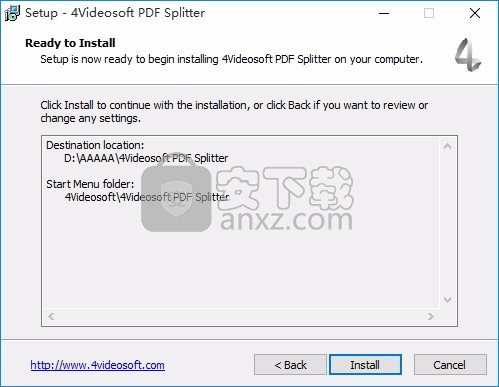 4Videosoft PDF Splitter(PDF分割工具)