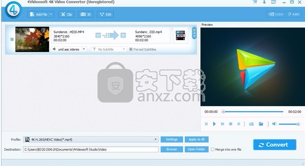 4Videosoft 4K Video Converter(4K视频转换器)