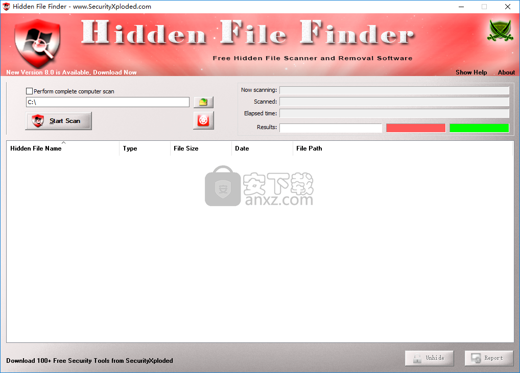 隐藏文件扫描器(Hidden File Finder)