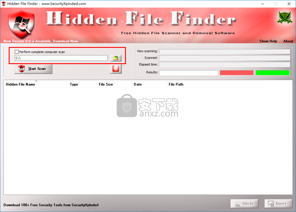 隐藏文件扫描器(Hidden File Finder)