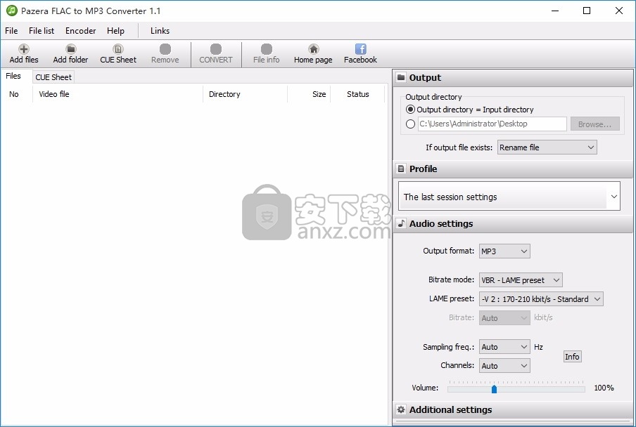 Pazera FLAC to MP3 Converter(FLAC转MP3工具)