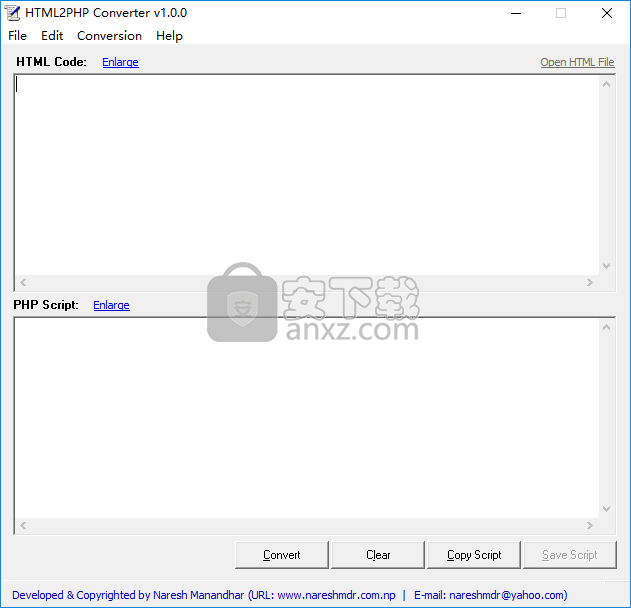 HTML2PHP Converter(HTML转PHP转换器)