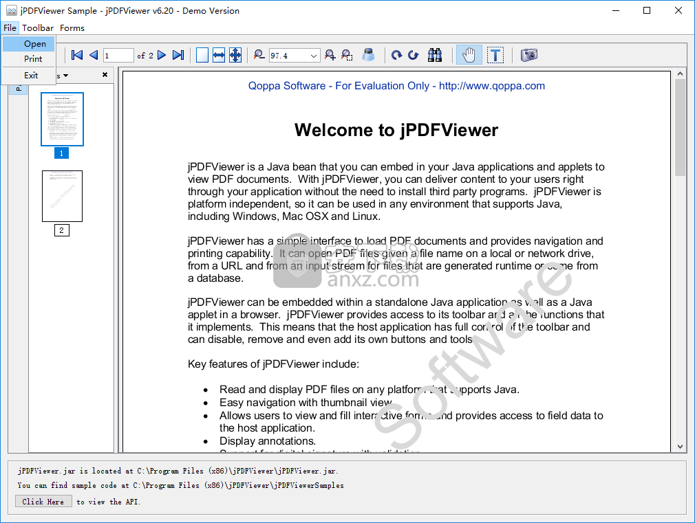 jPDFViewer(PDF文档查看软件)