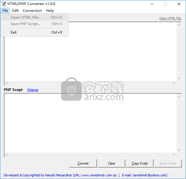 HTML2PHP Converter(HTML转PHP转换器)