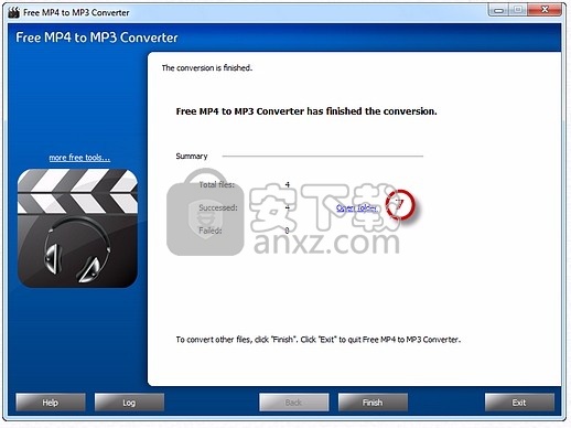 Free MP4 to MP3 Converter(MP4到MP3转换工具)