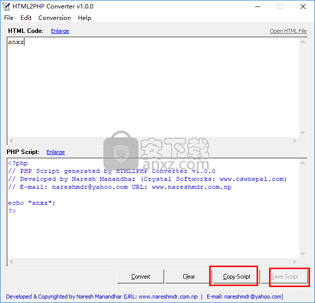 HTML2PHP Converter(HTML转PHP转换器)