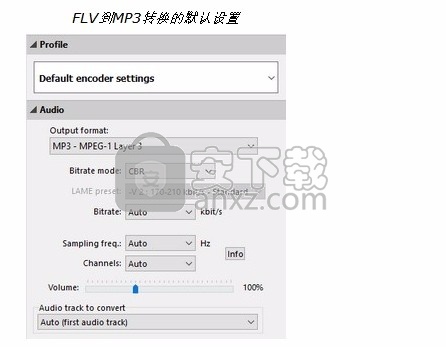 Free FLV to MP3 Converter(FLV转MP3文件工具)