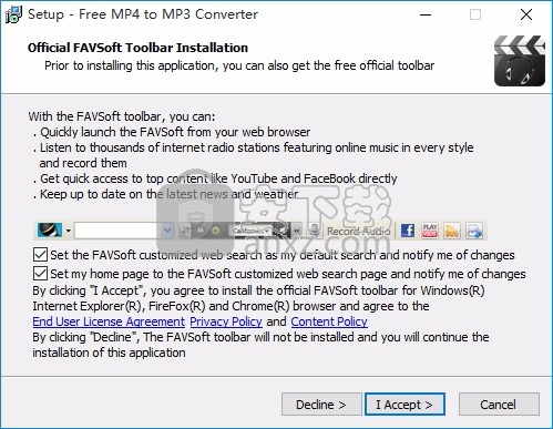 Free MP4 to MP3 Converter(MP4到MP3转换工具)