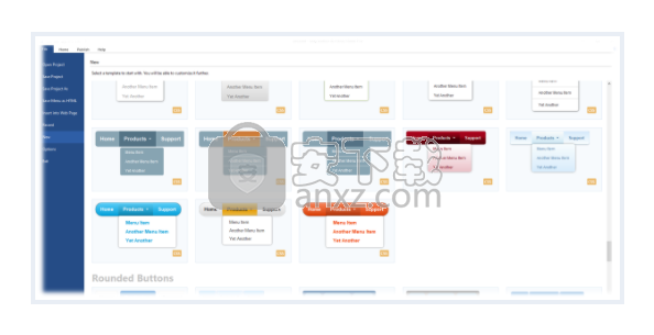网页按钮菜单制作工具(Easy Button & Menu Maker Pro)