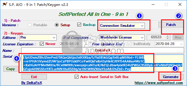 SoftPerfect Connection Emulator(网络测试工具)