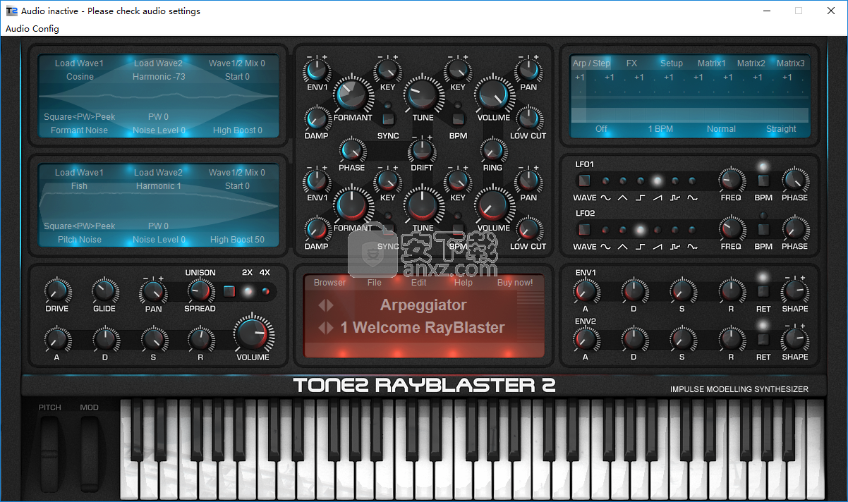 Tone2 RayBlaster(声音合成器软件)