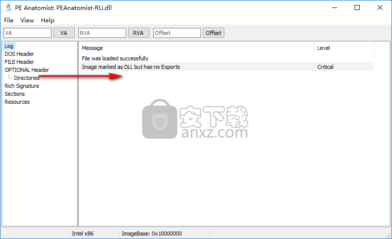PE Anatomist(PE文件剖析软件)