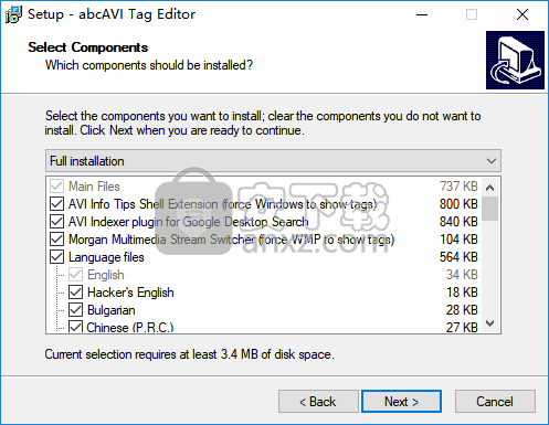 abcAVI Tag Editor(AVI信息编辑工具)