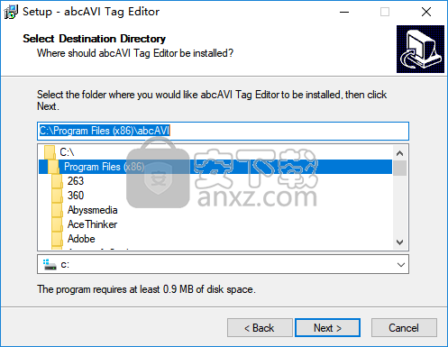 abcAVI Tag Editor(AVI信息编辑工具)