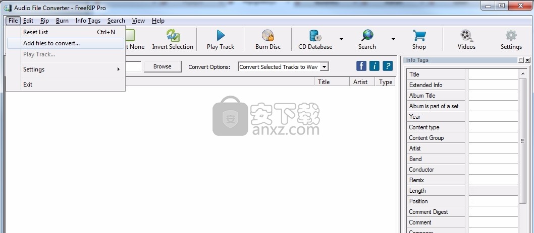 FreeRIP MP3 Converter中文(cd转换成mp3工具)