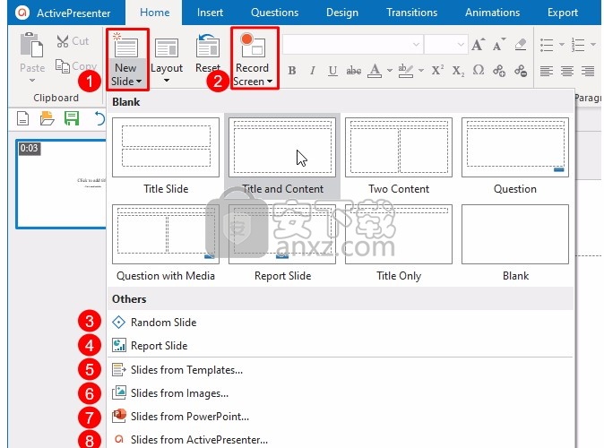 ActivePresenter 8(电脑桌面录屏工具)